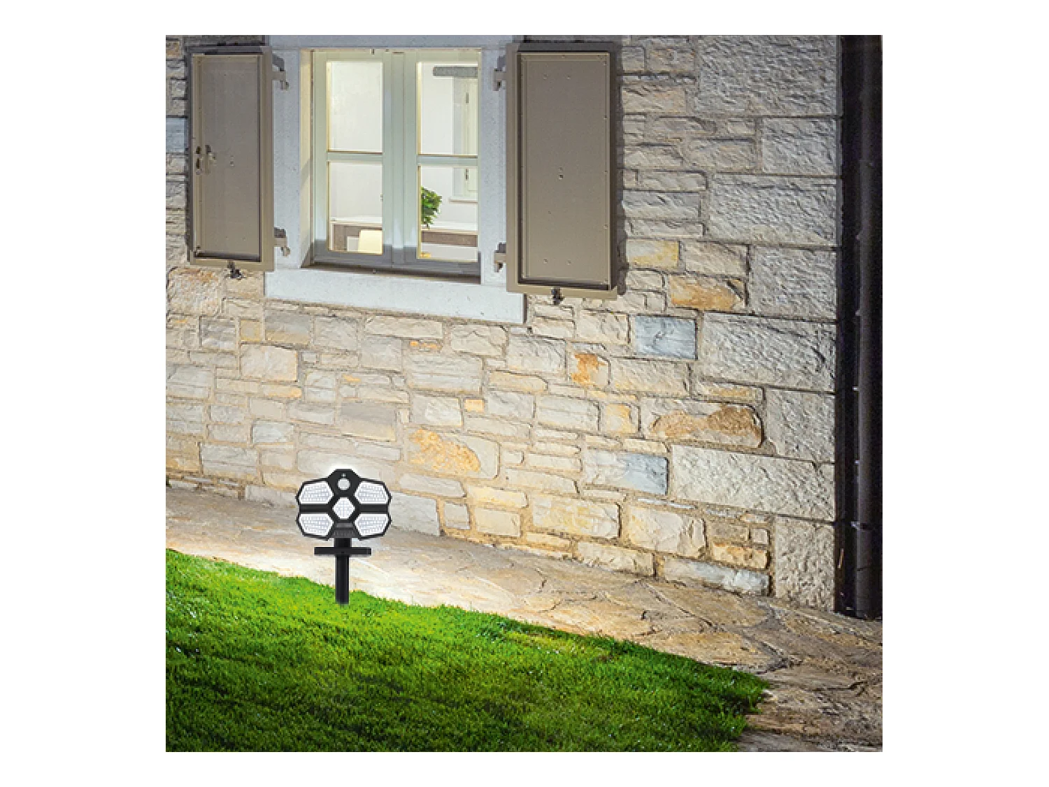 Lampe Led Solaire Avec Detecteur De Mouvement Noir