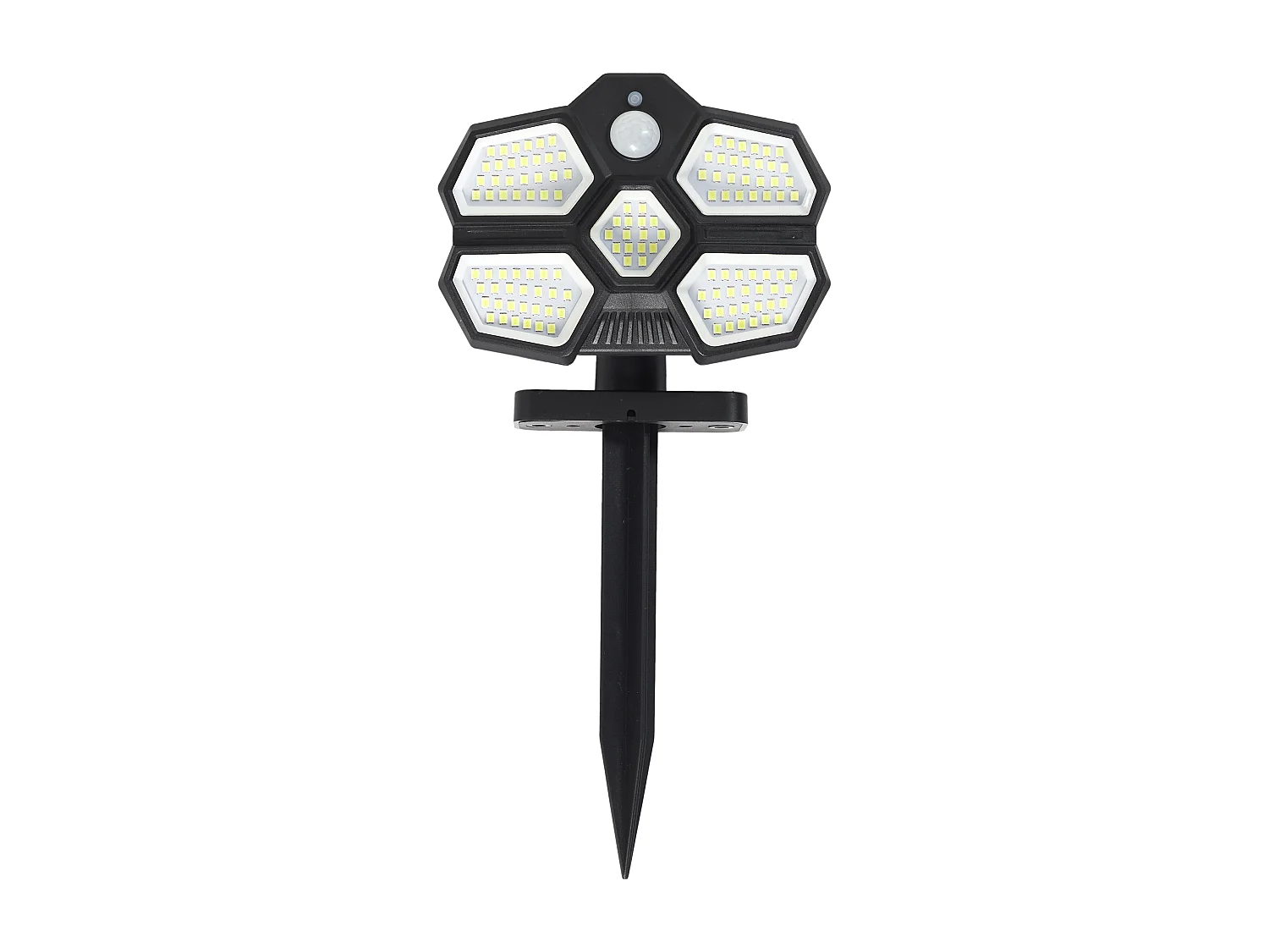 Lampe Led Solaire Avec Detecteur De Mouvement Noir