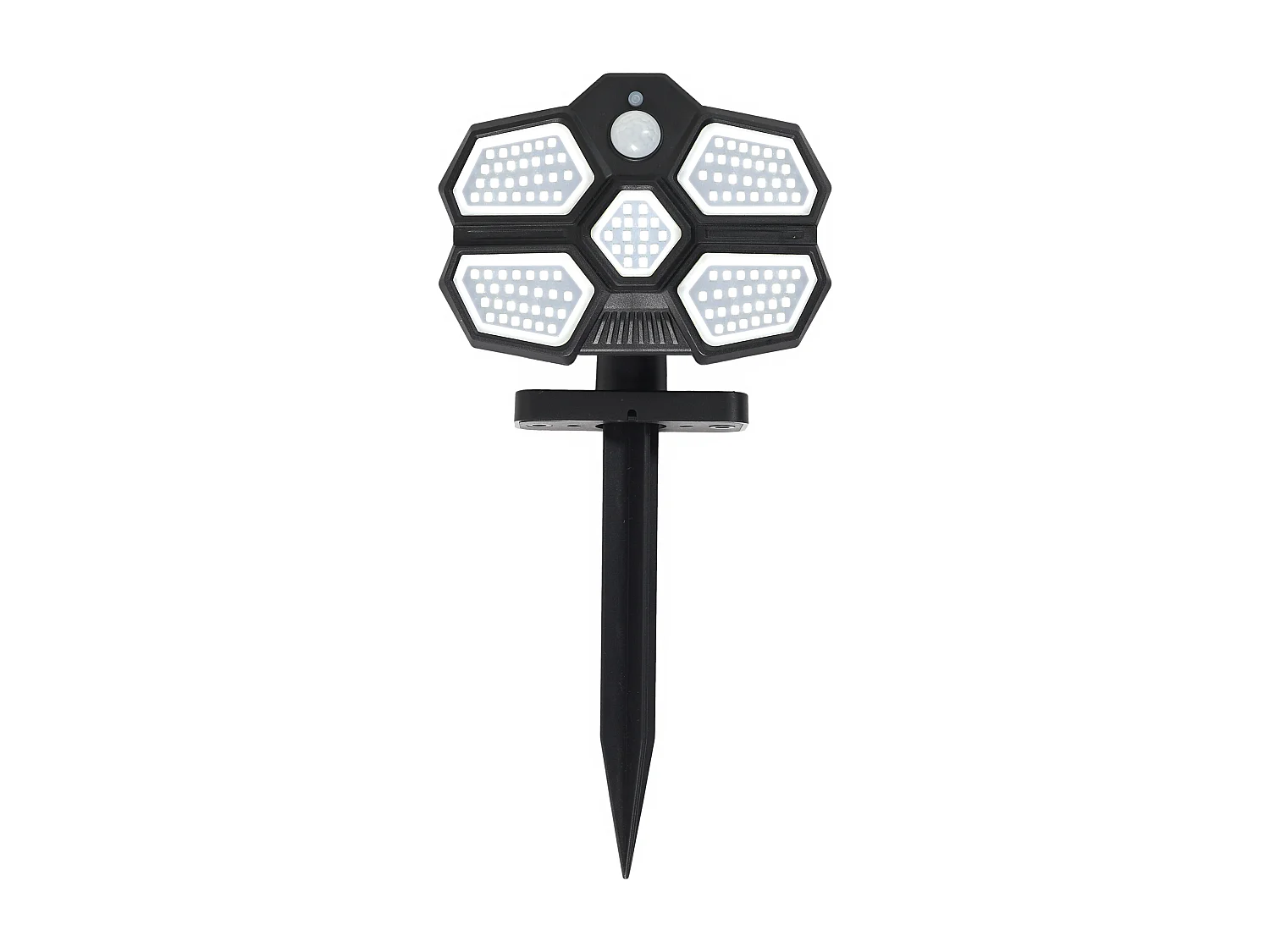 Lampe Led Solaire Avec Detecteur De Mouvement Noir