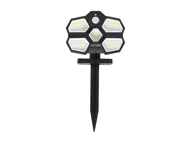 Lampe Led Solaire Avec Detecteur De Mouvement Noir