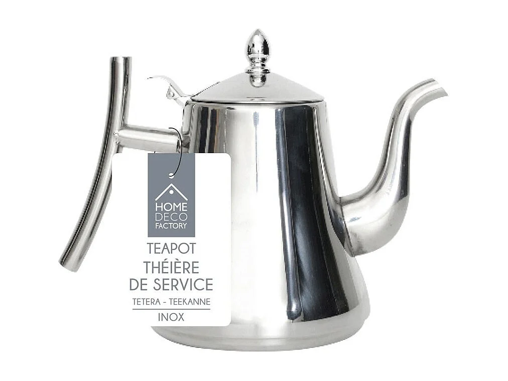 Theiere Inox M8 Argent