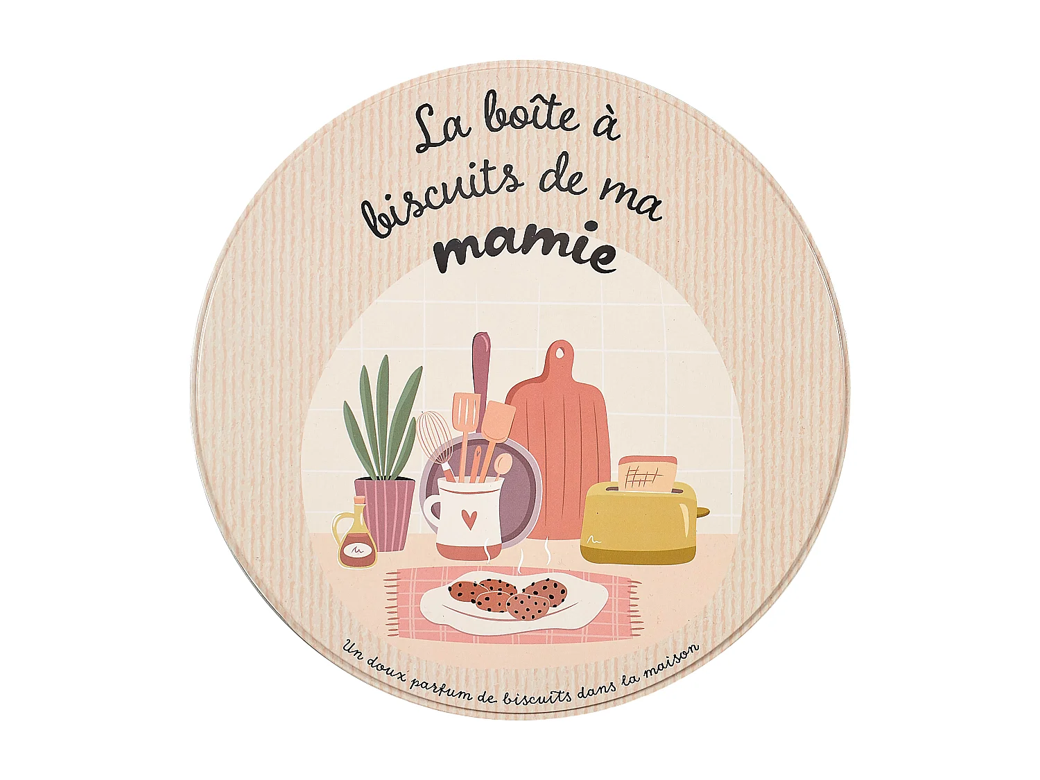 Boites Metales Avec Top Transparent X3 Rose, Bleu, Beige