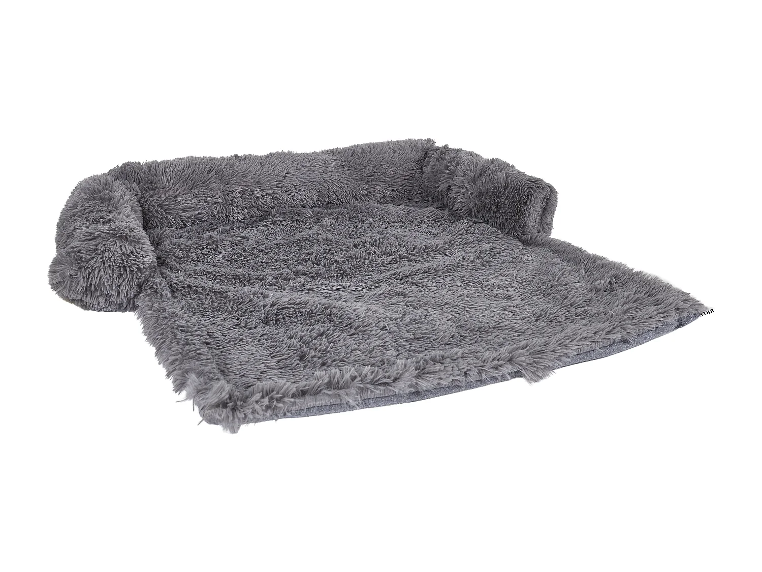 Lit Pour Animal 90x90x15cm Gris