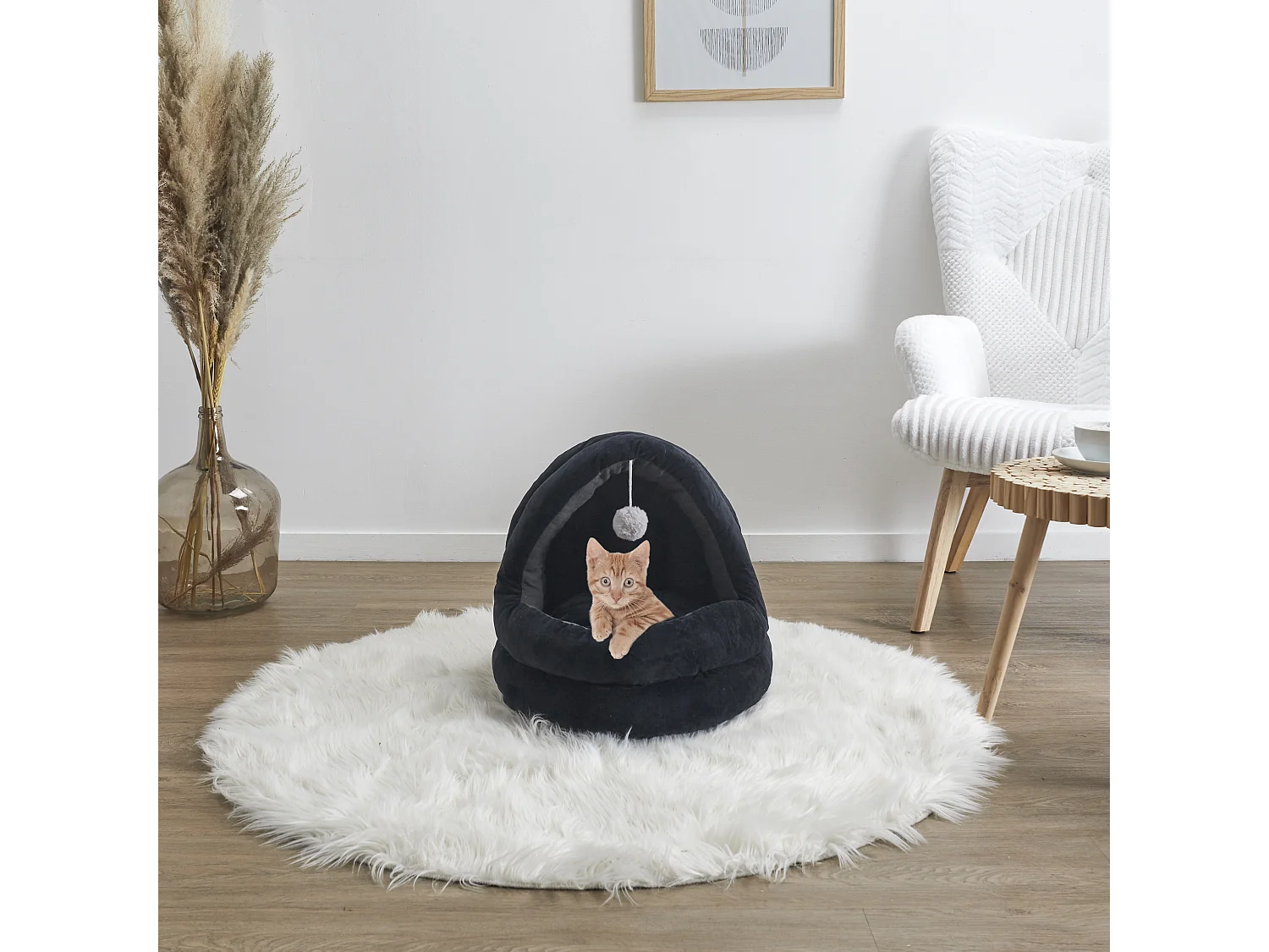 Lit Apaisant Pour Animaux Rose