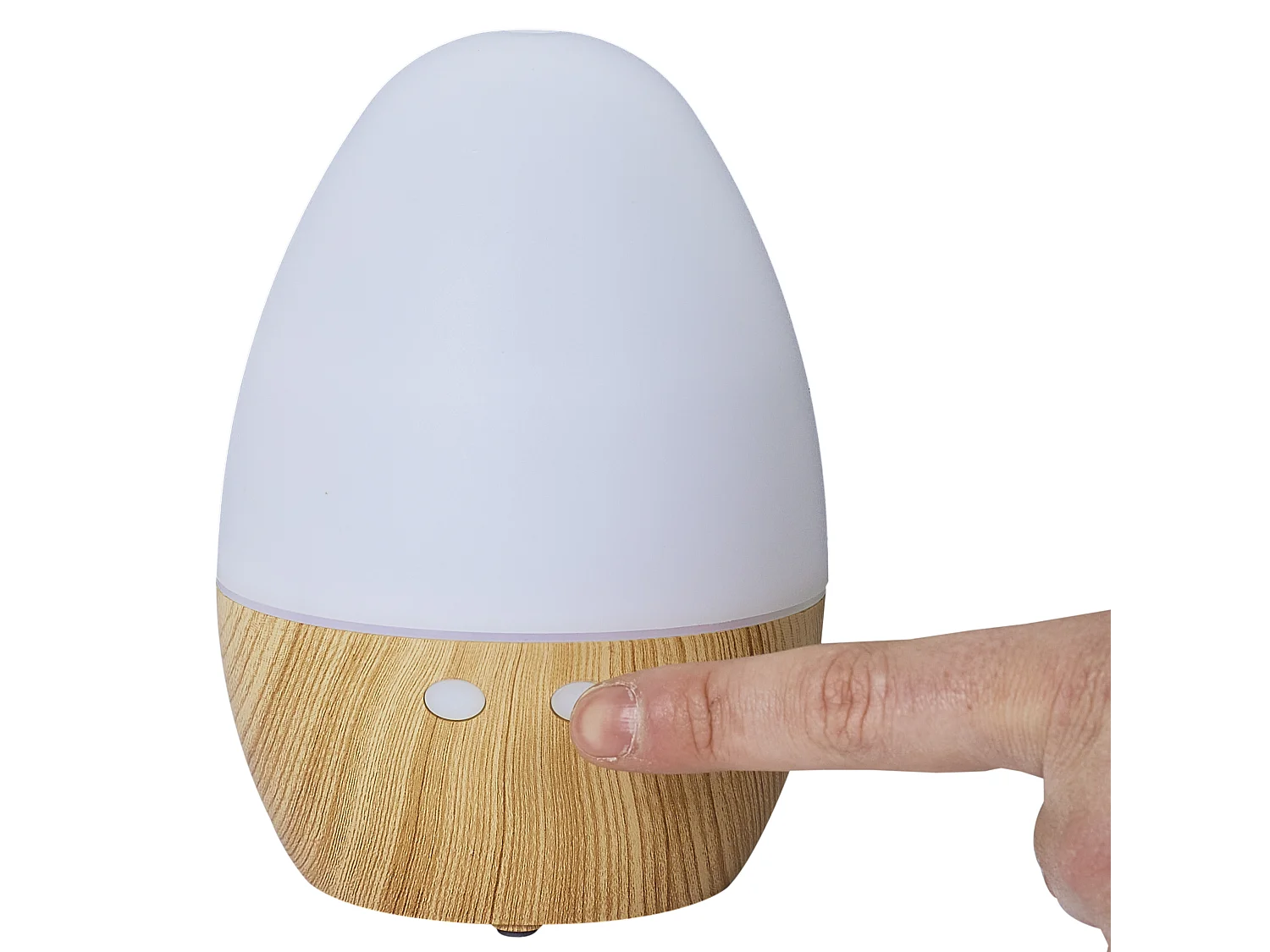 Diffuseur Led Usb 120ml Marron, Blanc