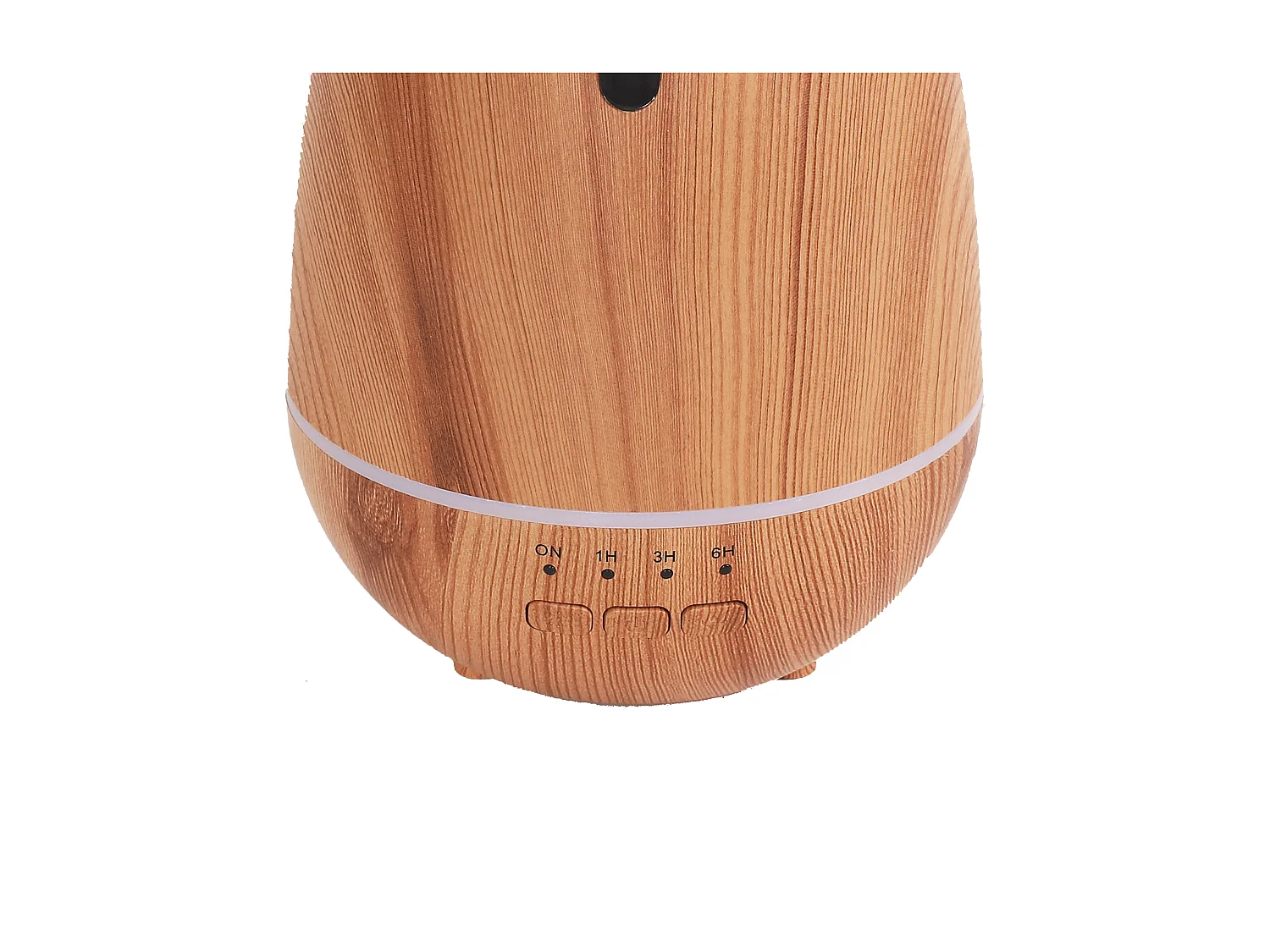 Diffuseur Lumineux Impression Bois Usb 120ml Marron