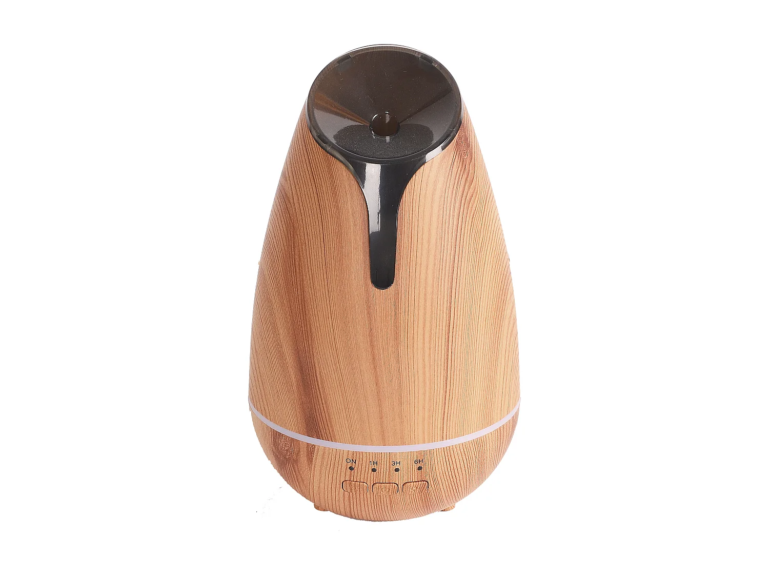 Diffuseur Lumineux Impression Bois Usb 120ml Marron