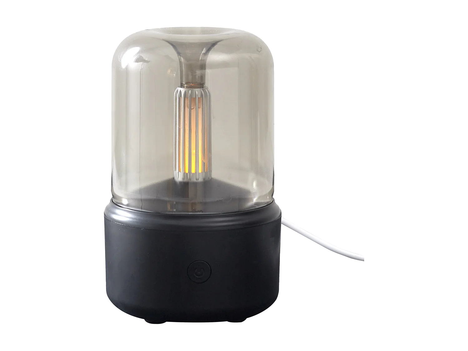 Diffuseur Huiles Essentielles Verre Fume Noir