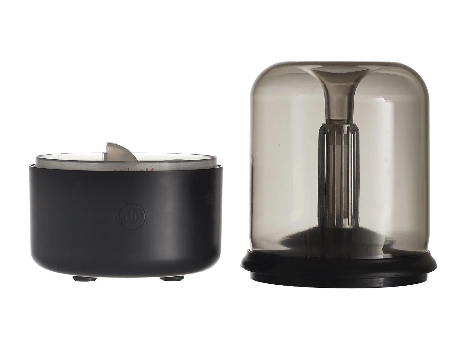 Diffuseur Huiles Essentielles Verre Fume Noir