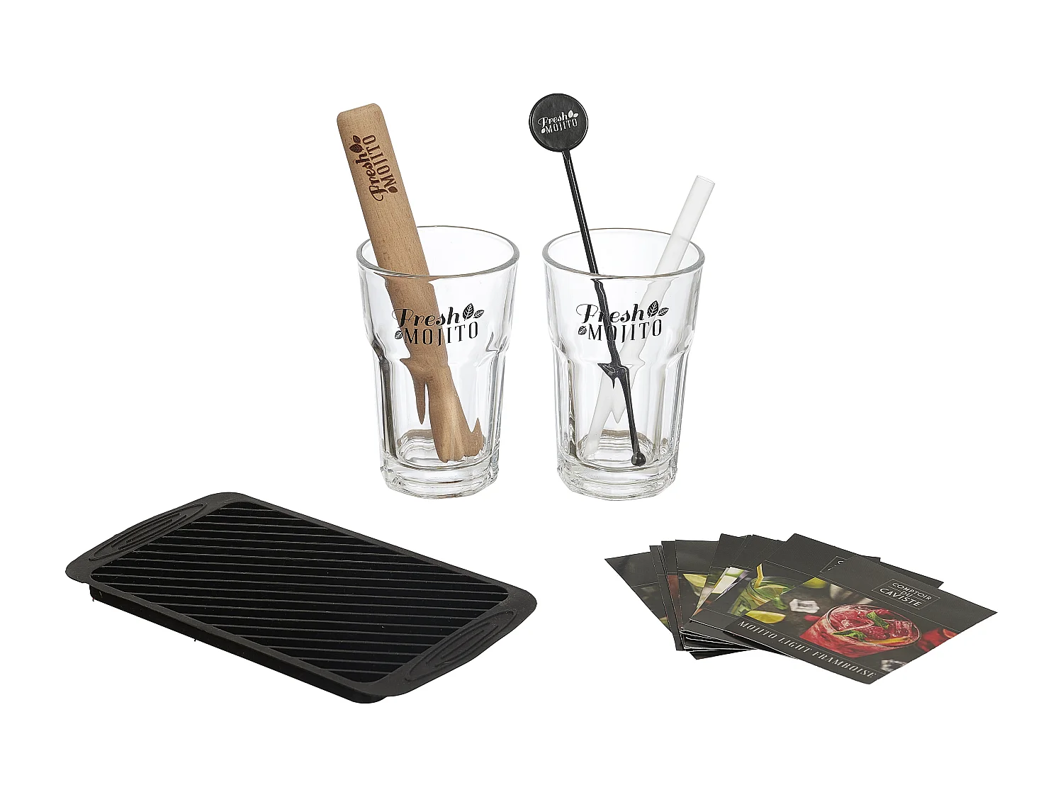 Coffret Mojito Complet Avec Recette Multicolore