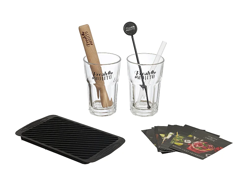 Coffret Mojito Complet Avec Recette Multicolore