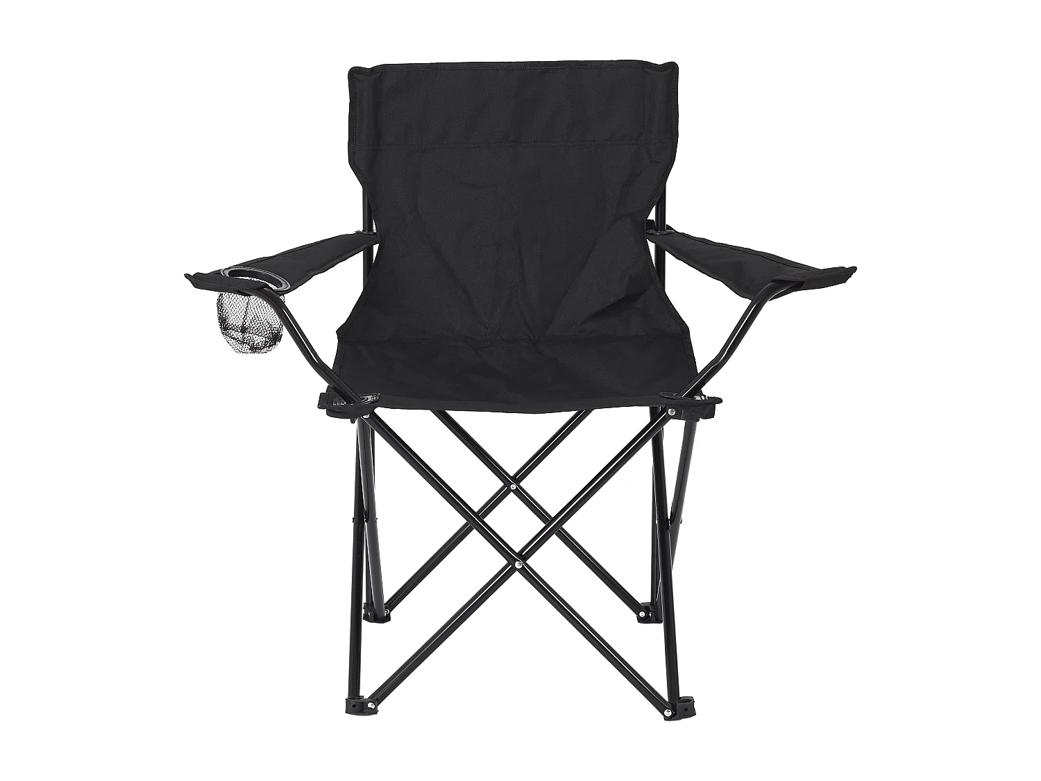 Fauteuil Camping Pliant Noir Noir
