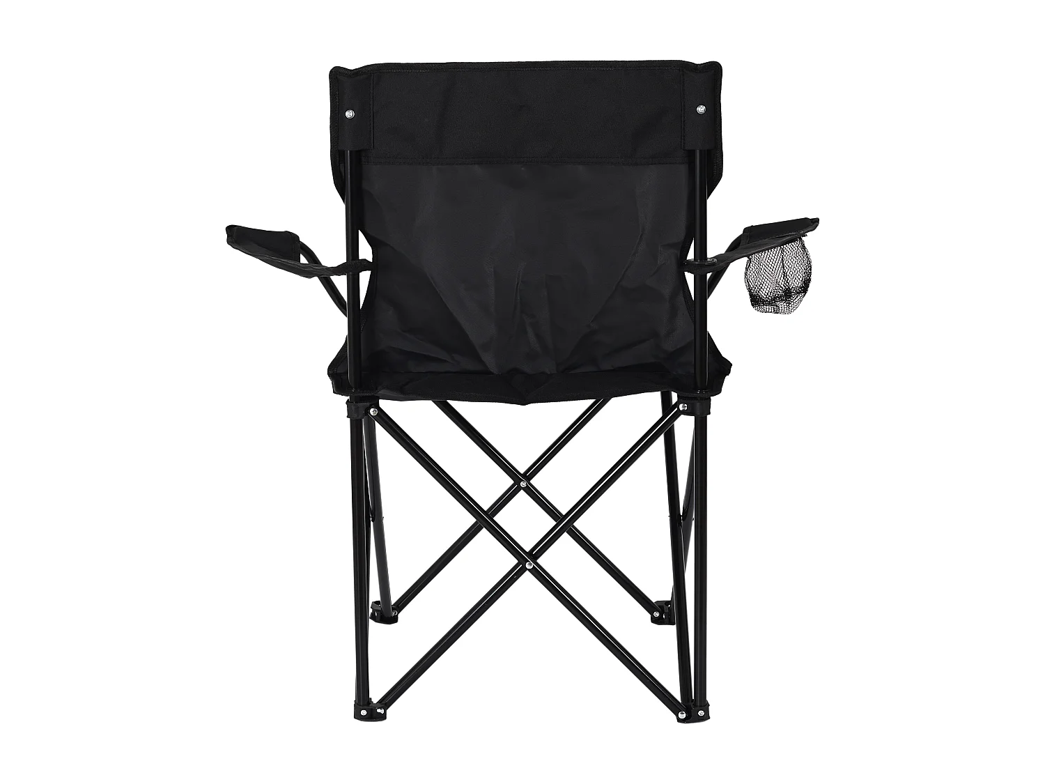 Fauteuil Camping Pliant Noir Noir