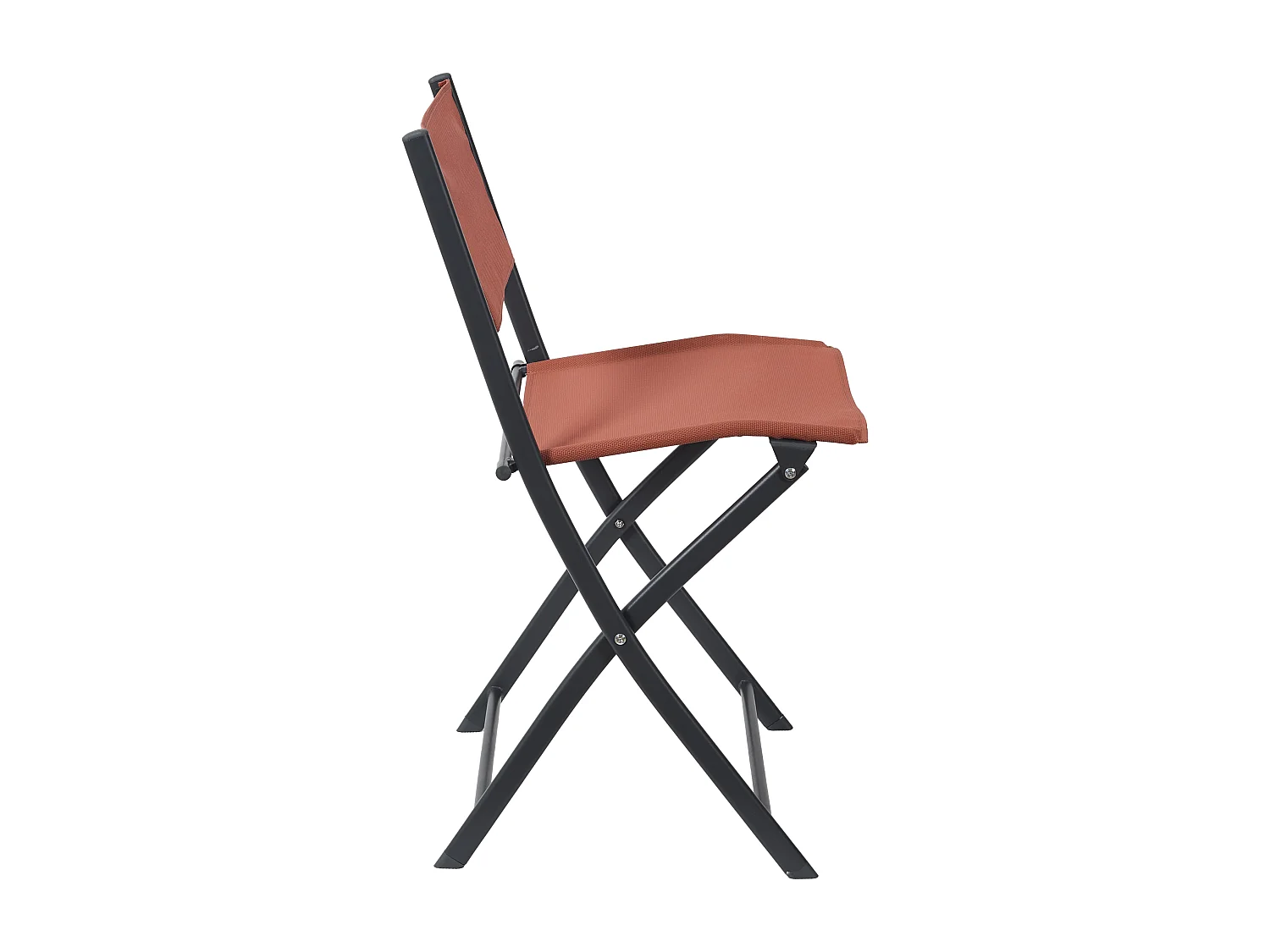 Chaise Elba Terracotta - Lot De 4 Rouge