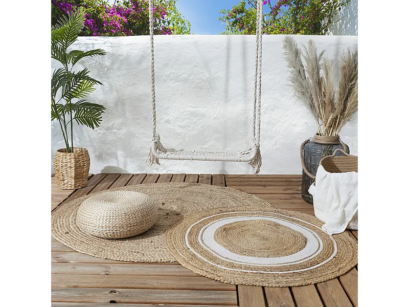 Balancoire Macrame Beige