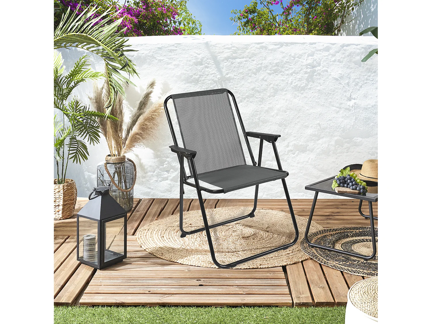 Chaise Pliante Textilene Gm M10 Gris