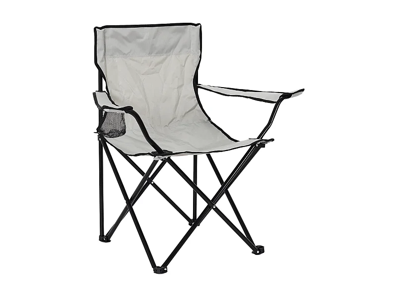 Fauteuil Camping Pliant Gris Gris