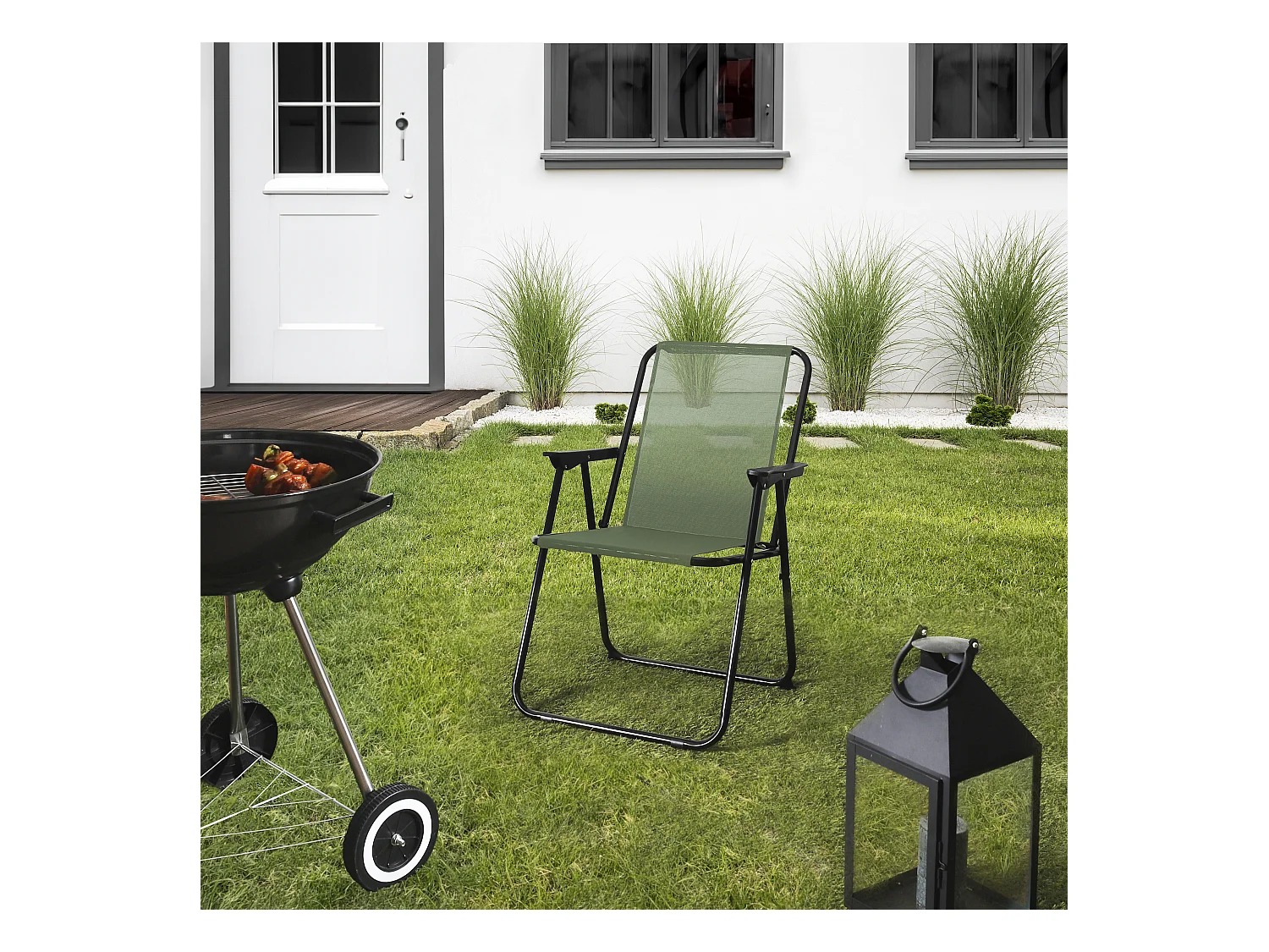 Chaise Pliante Kaki Gm Vert