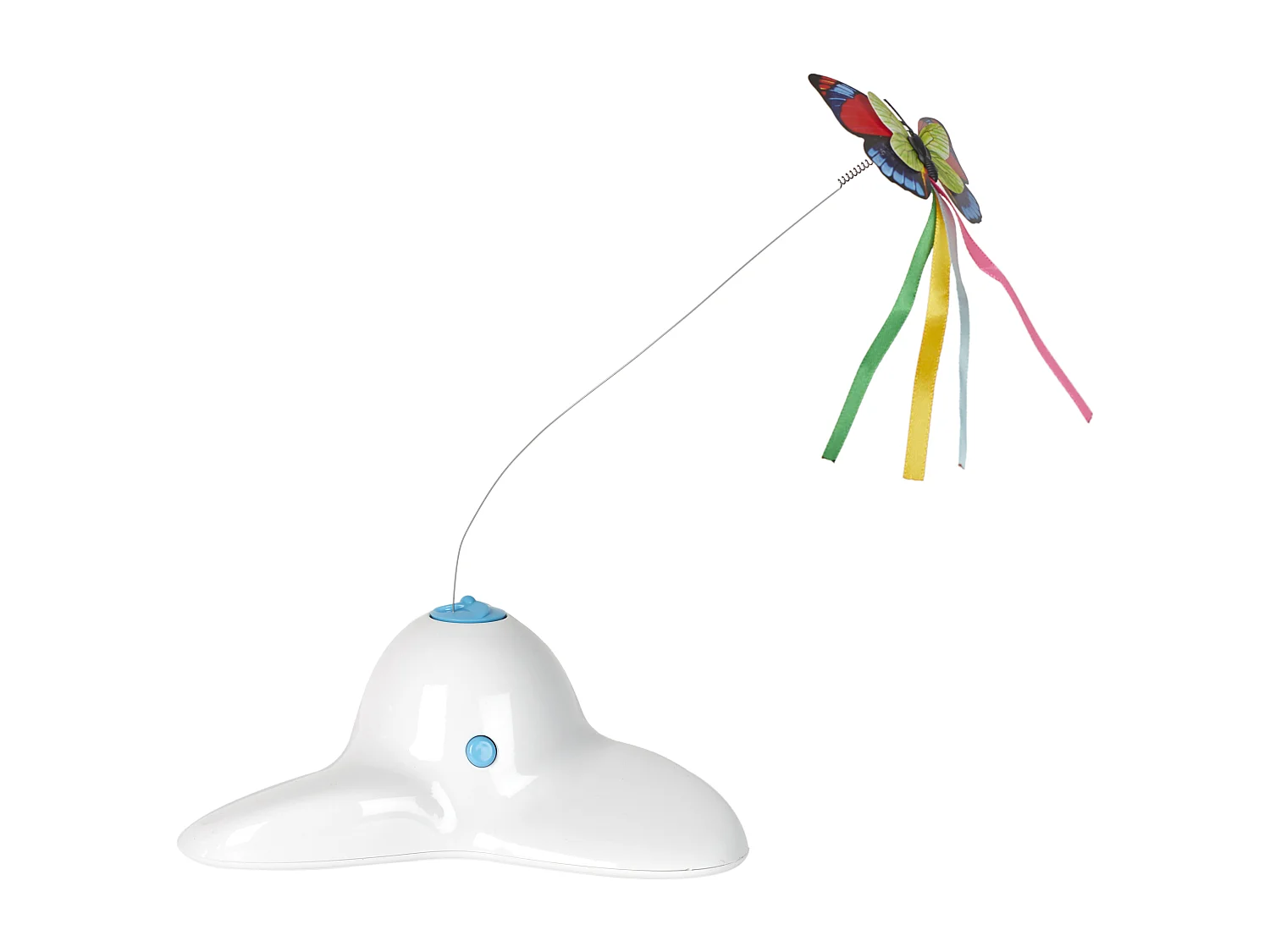 Jeu Papillon Interactif Pour Chat Blanc