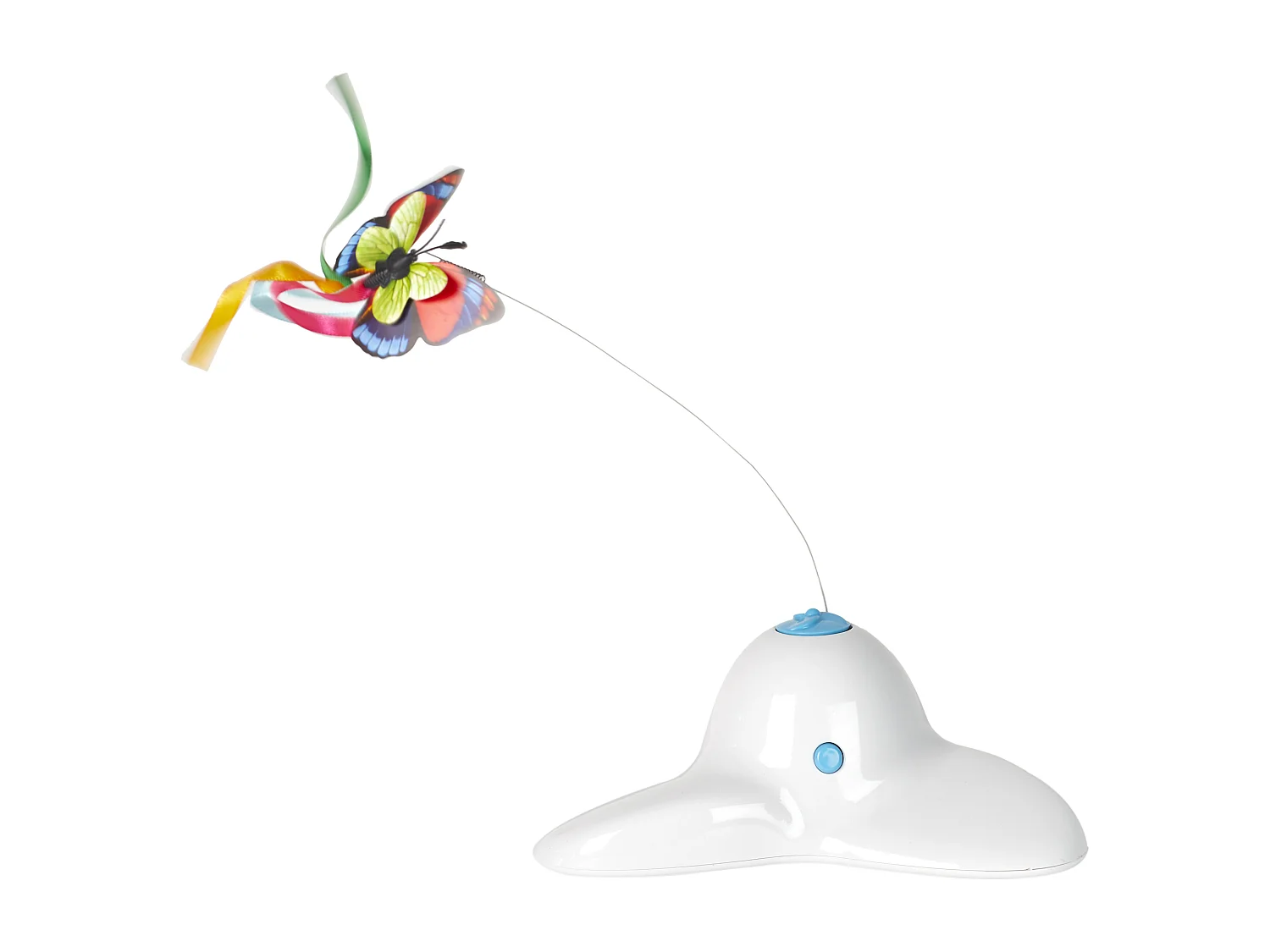 Jeu Papillon Interactif Pour Chat Blanc