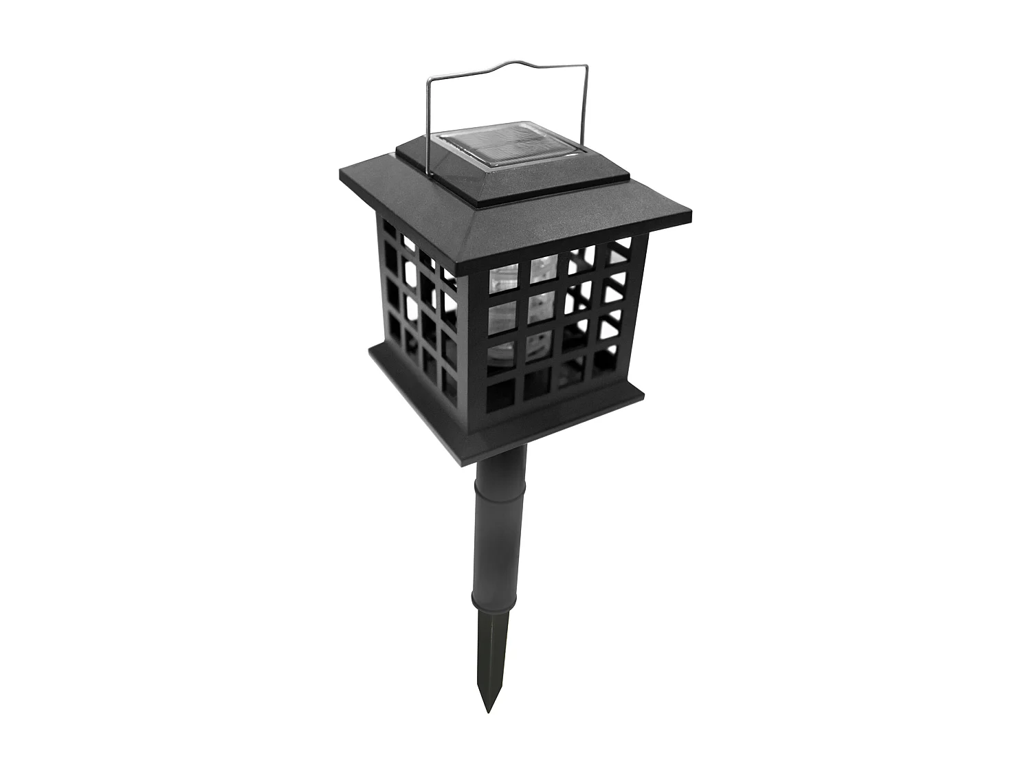 Lampe Led Solaire Anti Moustique 3 En 1 Noir