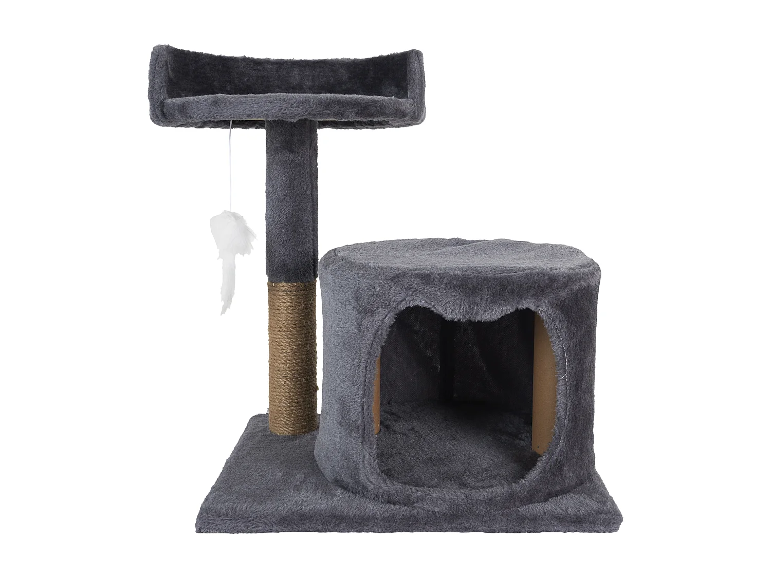 Arbre A Chat 35x30x48cm Gris