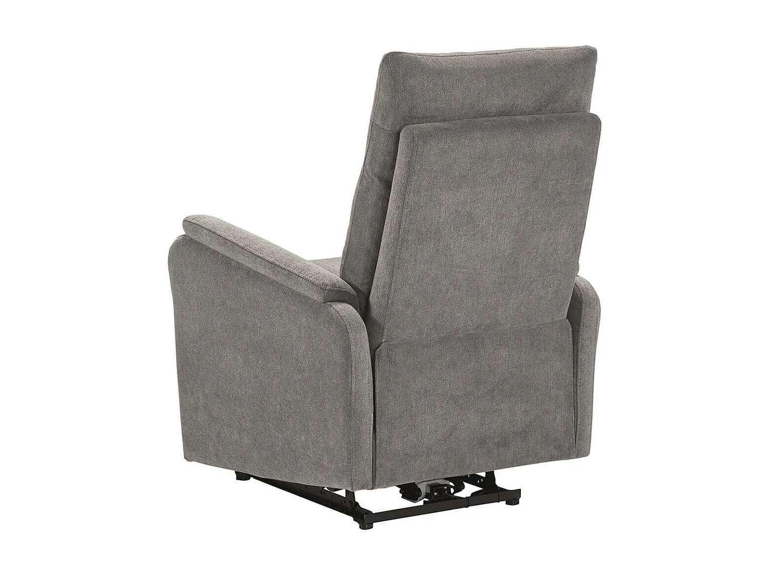 ALCANTAR - Fauteuil Relax Electrique Tissu Gris clair