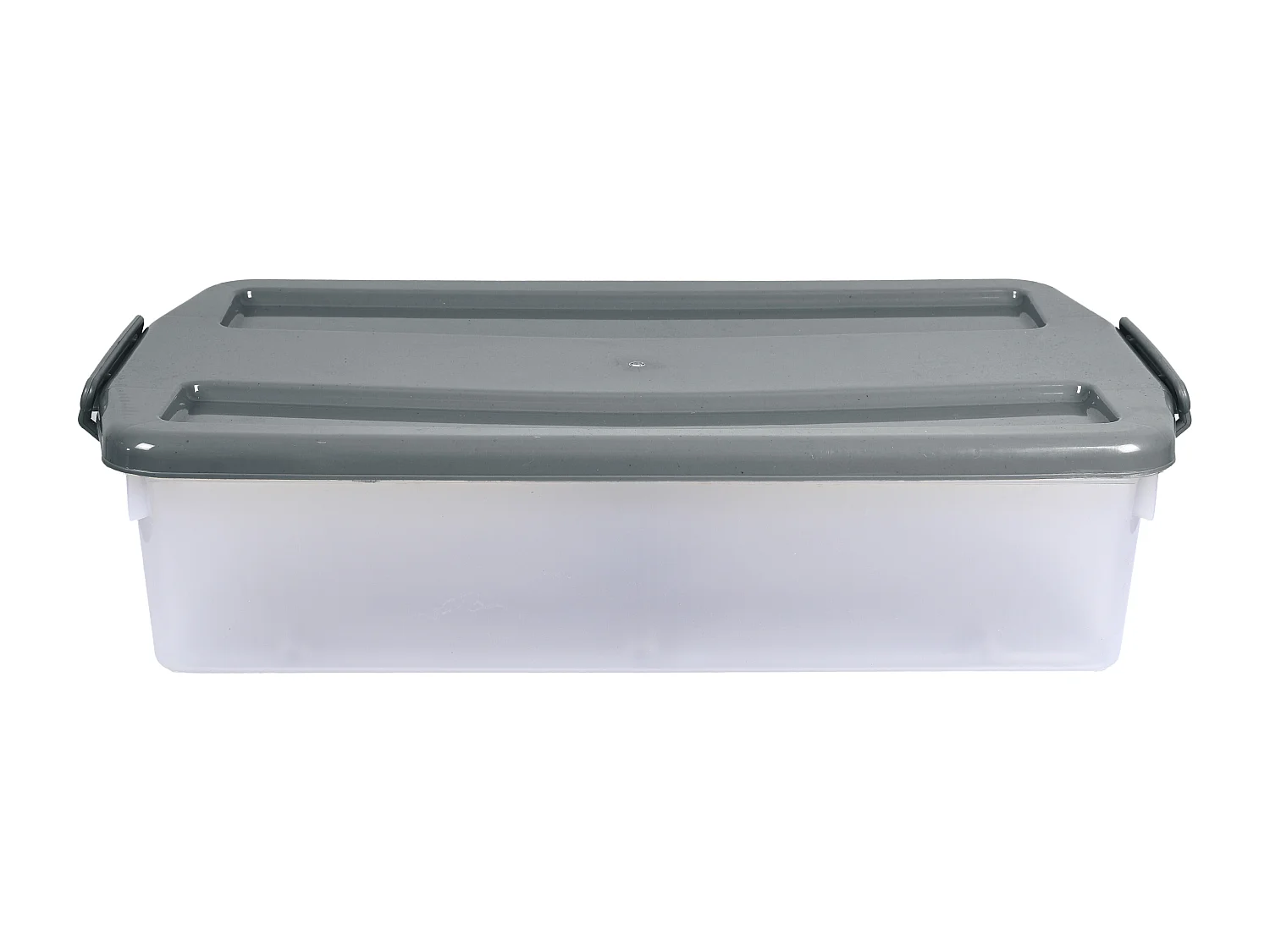 Boîte de Rangement - JE CHERCHE UNE IDEE - 45 L - Plastique - Gris et Transparent