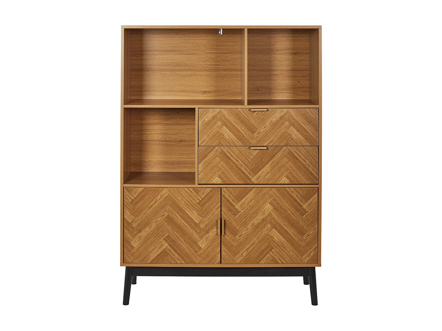 Bibliotheque Felix M1 Marron, Noir