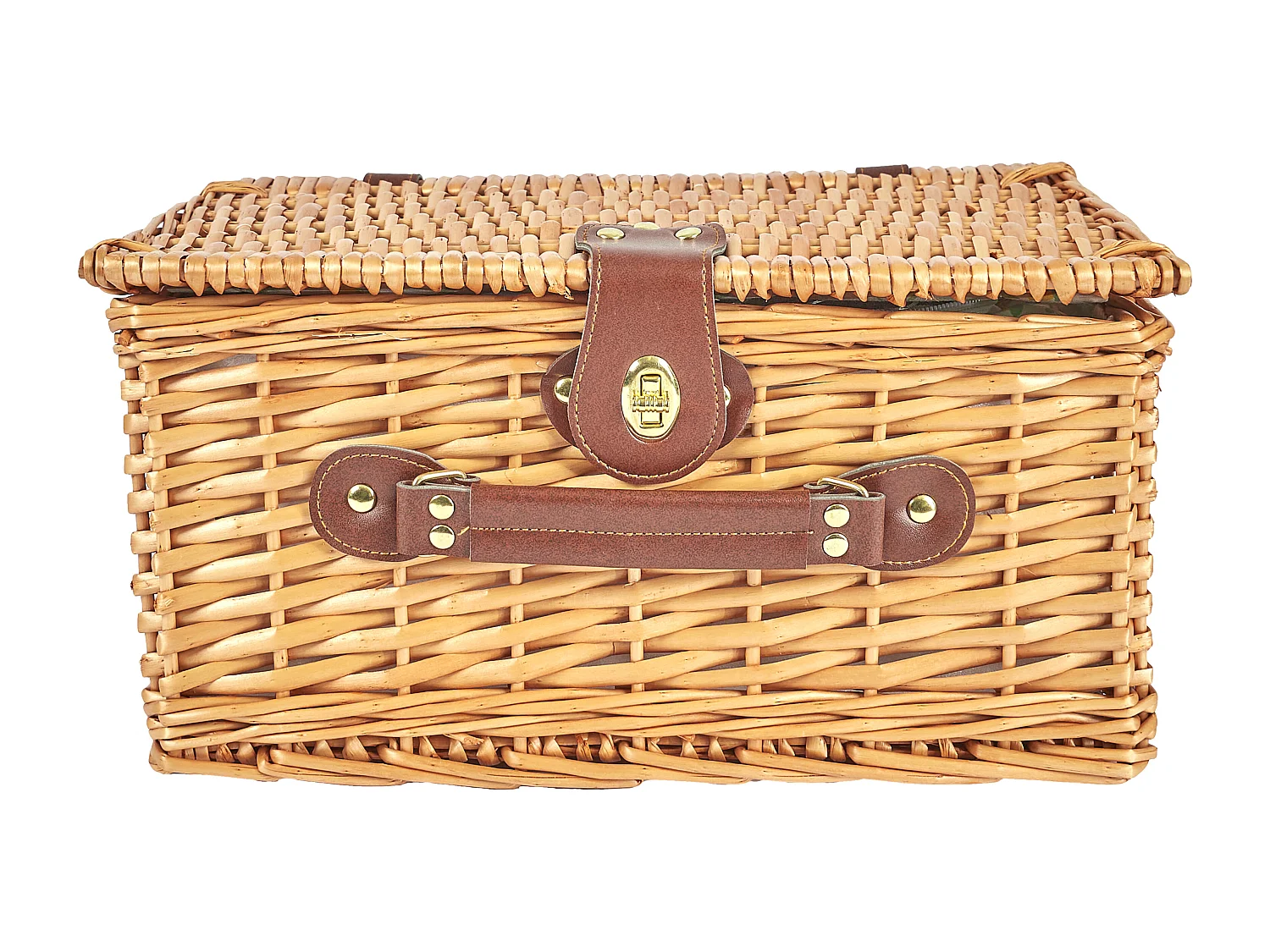 Panier De Pique Nique 4 Personnes Marron