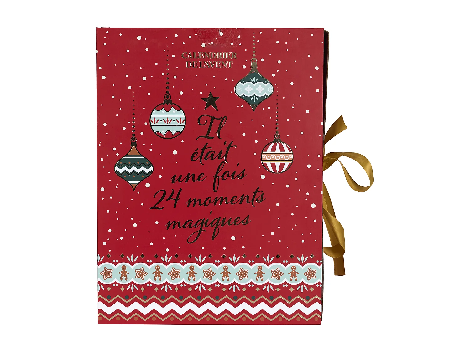 Calendrier Avent Bougies Et Surprises Noel Tradi Rouge