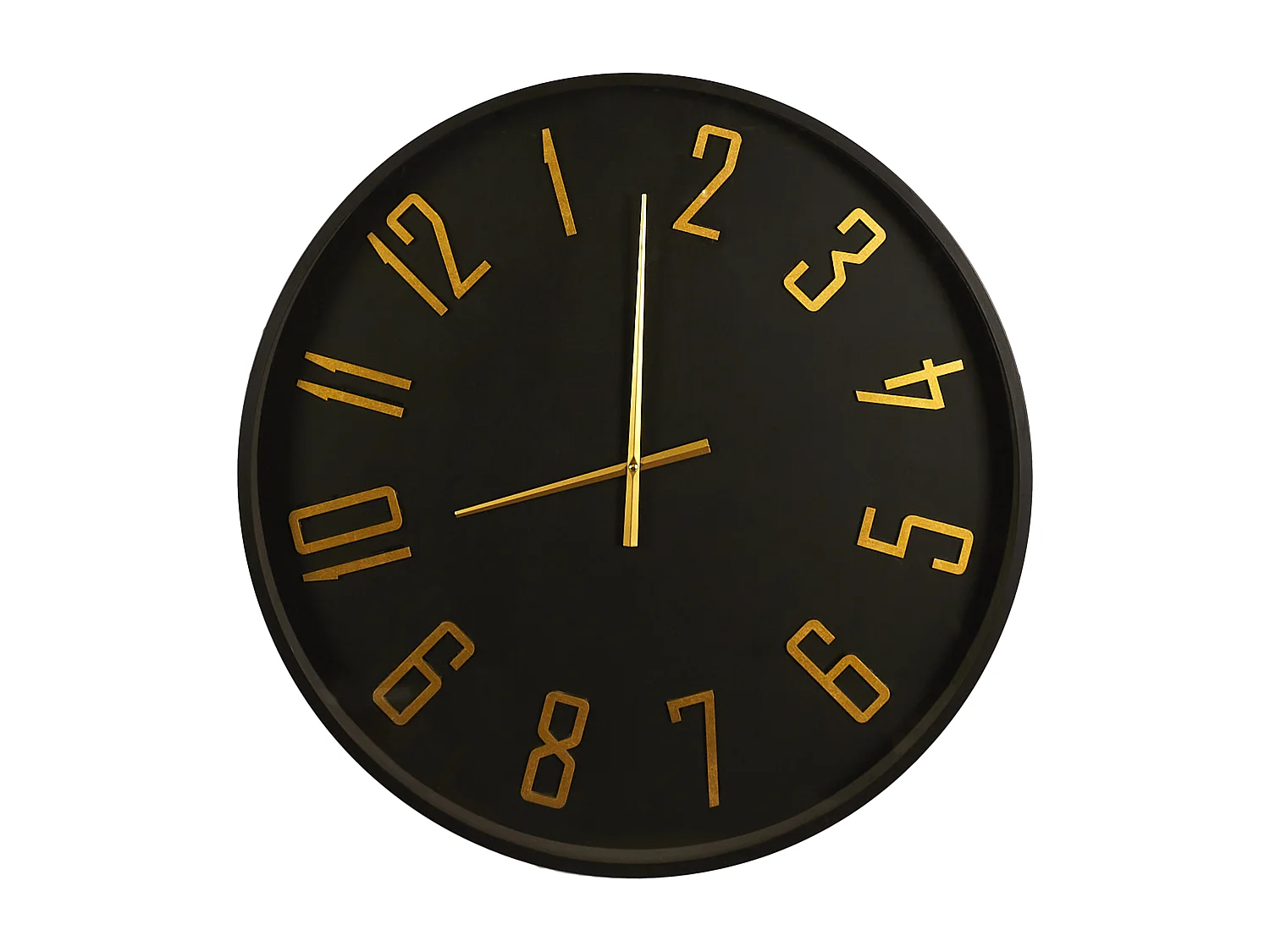 Table Horloge Lounge D70cm Noir
