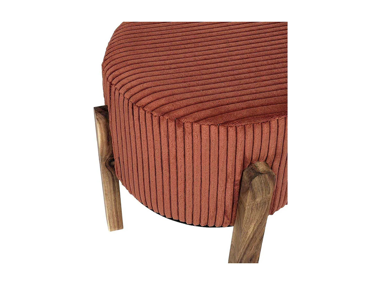 Tabouret Cotele Scott Taupe - Lot De 2 Orange