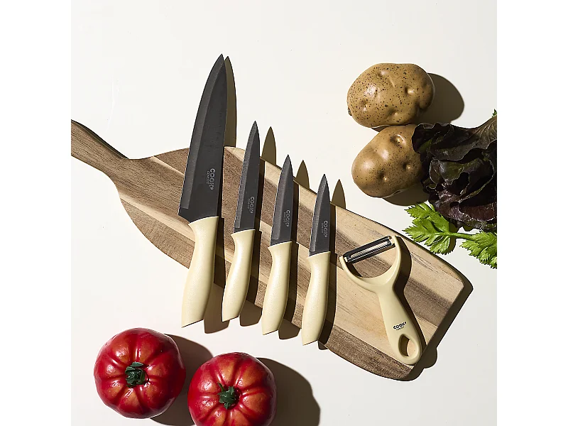 Couteau X4 Et Eplucheur Manche