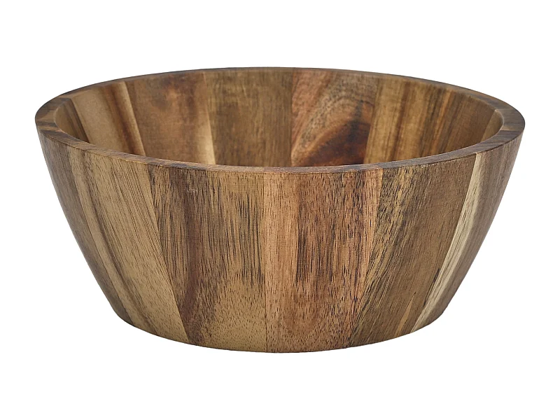 Saladier Acacia D20cm Marron