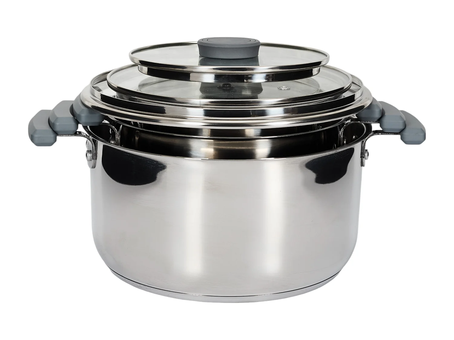 Fait Tout X3 Rangement Facile 17 21 25cm Argent