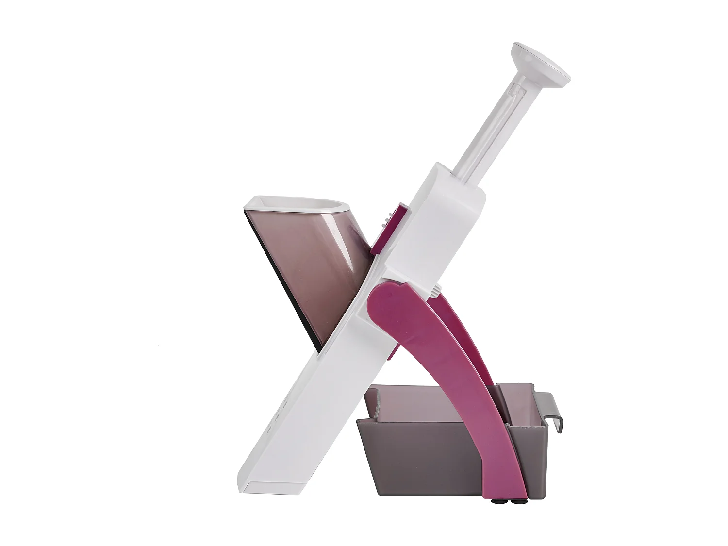 Mandoline avec Manche "4 en 1" 33cm Bordeaux