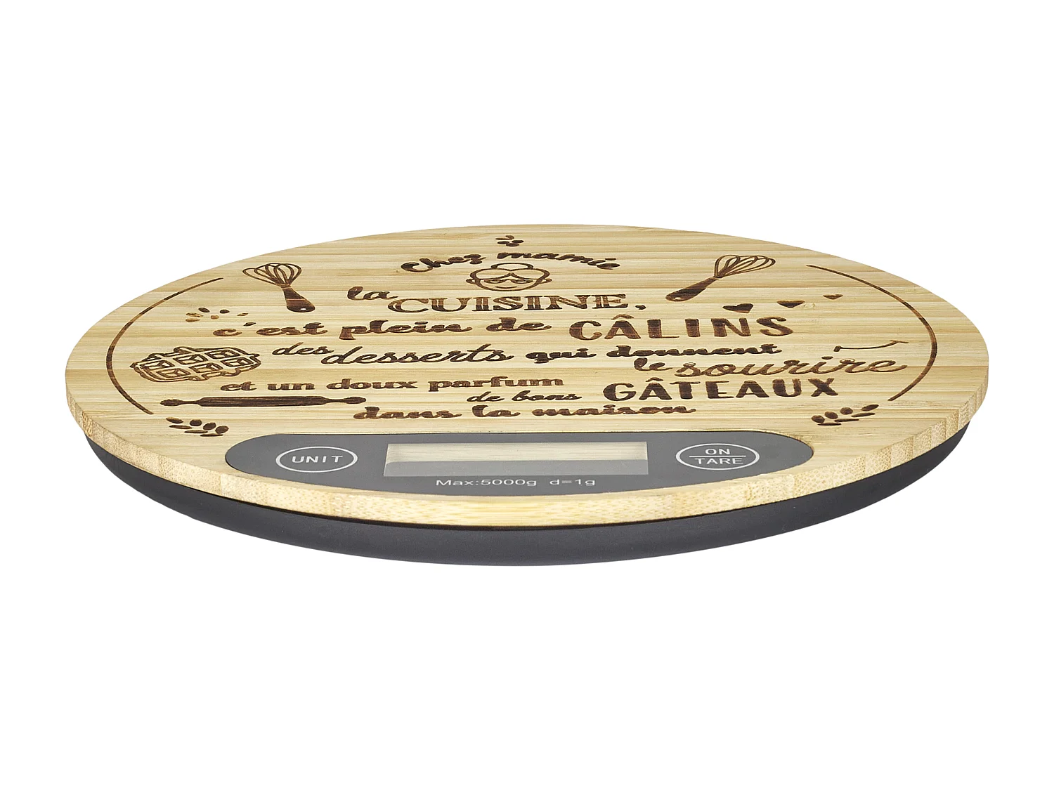 Balance En Bois Mamie Lily Marron, Noir