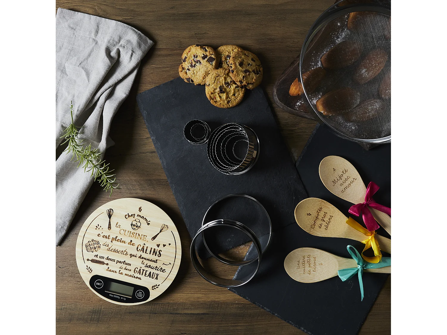 Balance En Bois Mamie Lily Marron, Noir