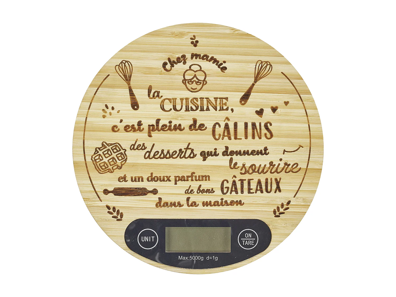 Balance En Bois Mamie Lily Marron, Noir