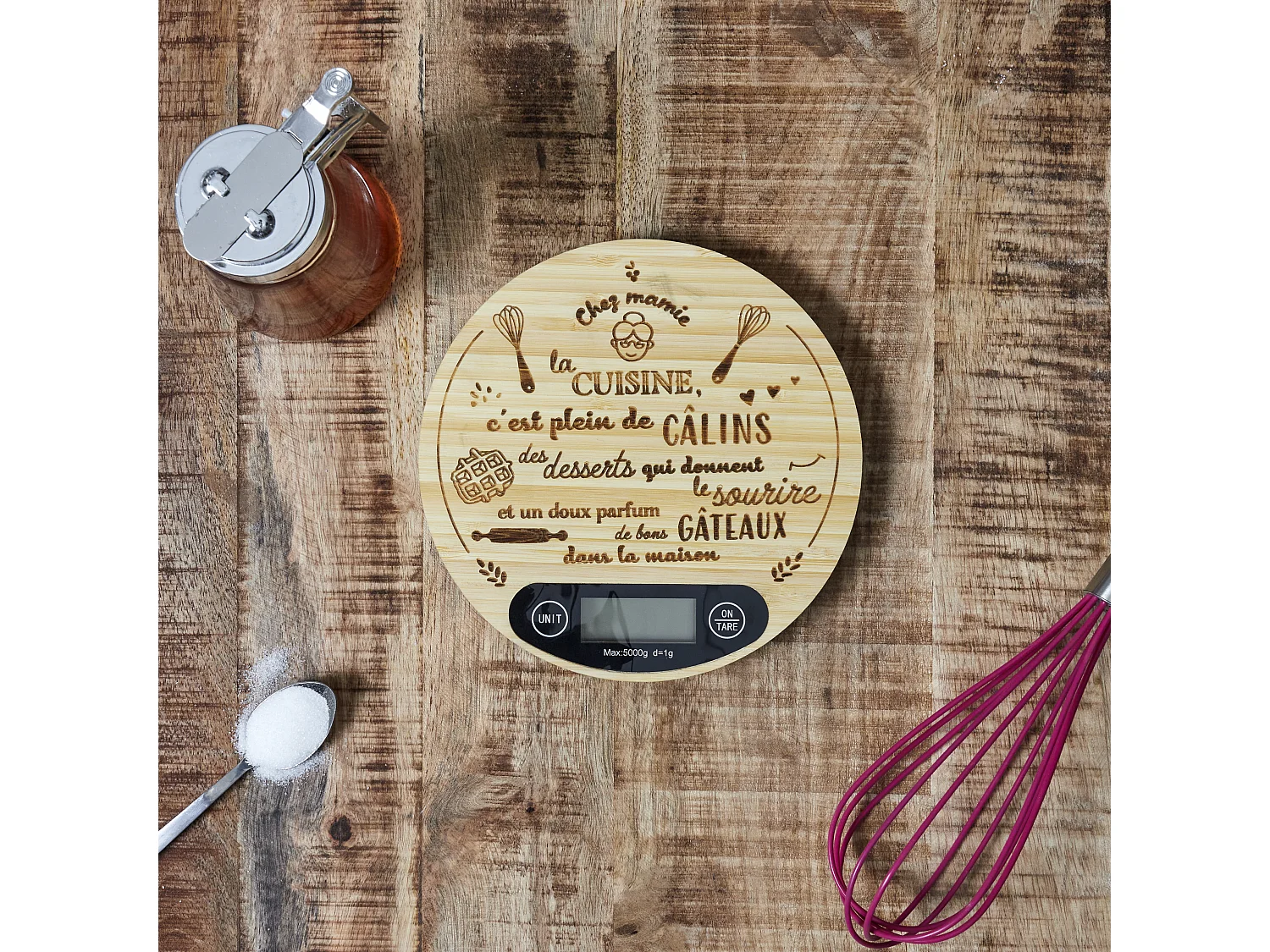 Balance En Bois Mamie Lily Marron, Noir