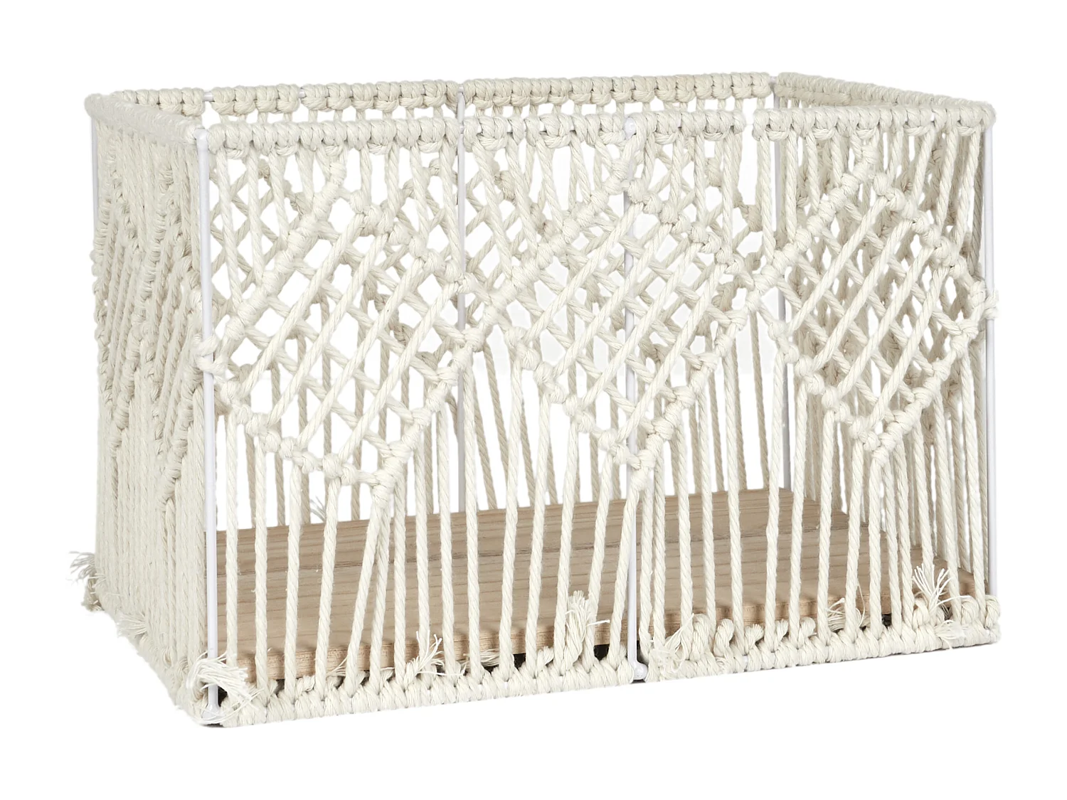 Panier Rectangulaire Gigogne X3 Boho Beige