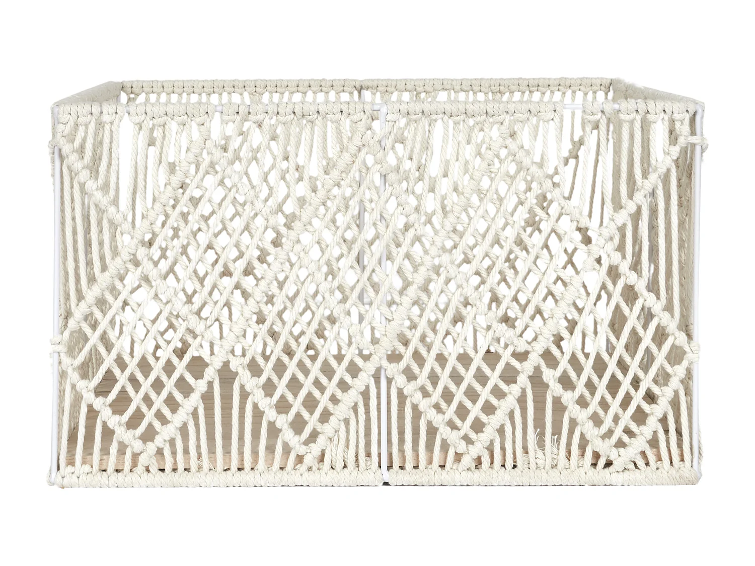 Panier Rectangulaire Gigogne X3 Boho Beige