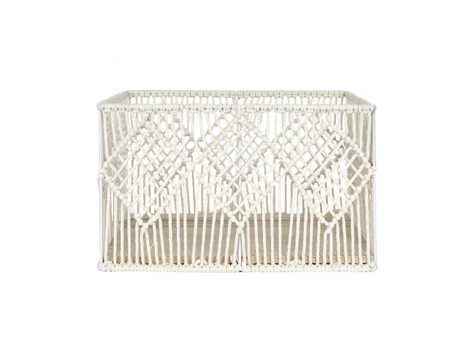 Panier - HOME DECO FACTORY - Boho - Rectangulaire - Gigogne - Beige