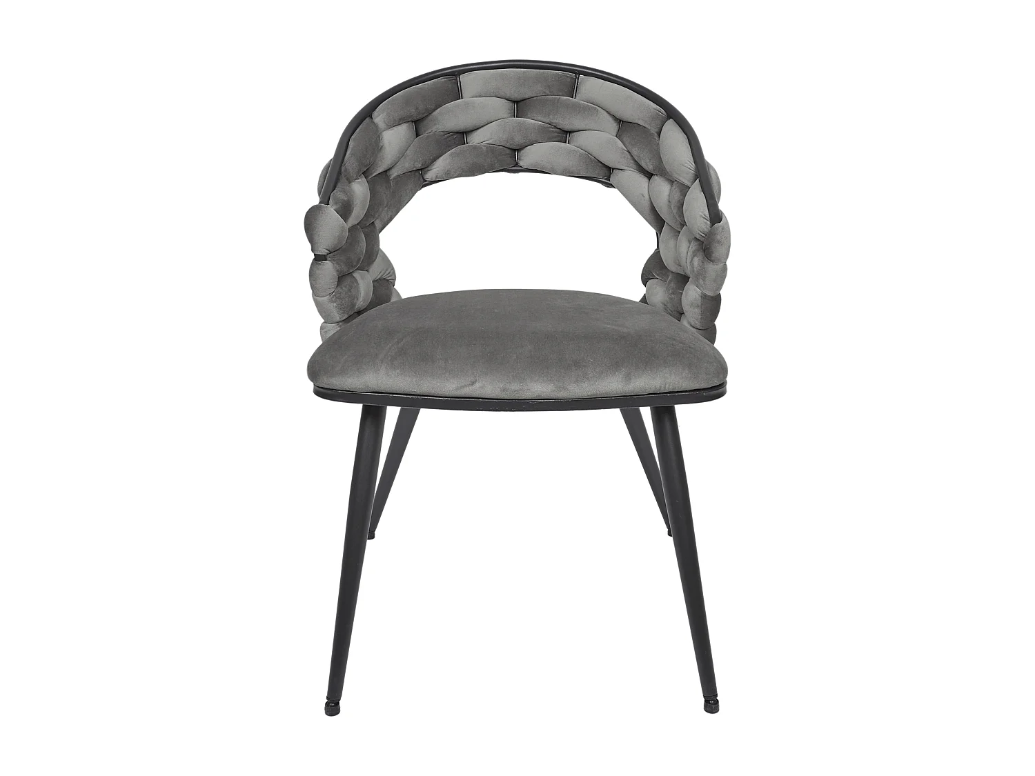 Chaise Sawyer Gris - Lot De 2 Gris, Noir