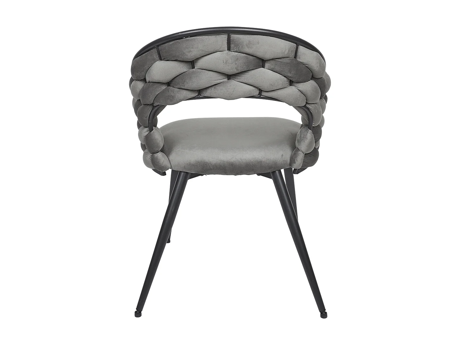 Chaise Sawyer Gris - Lot De 2 Gris, Noir