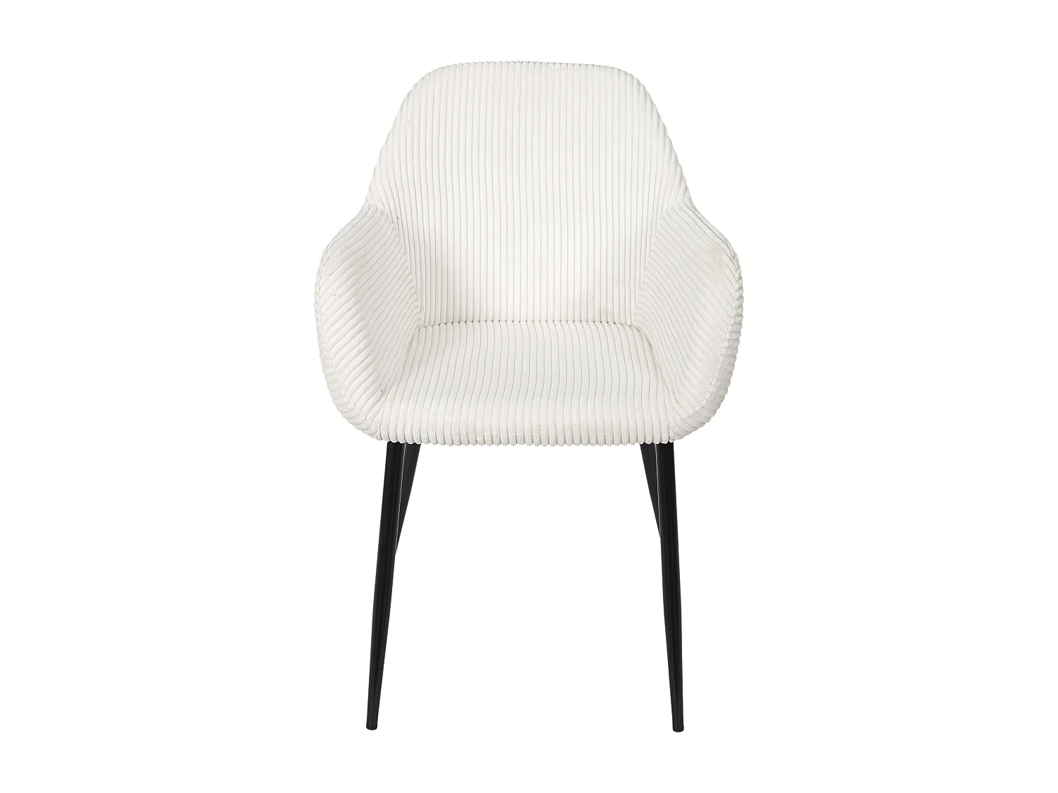 Fauteuil Cotele Scott Beige - Lot De 2 Beige, Noir