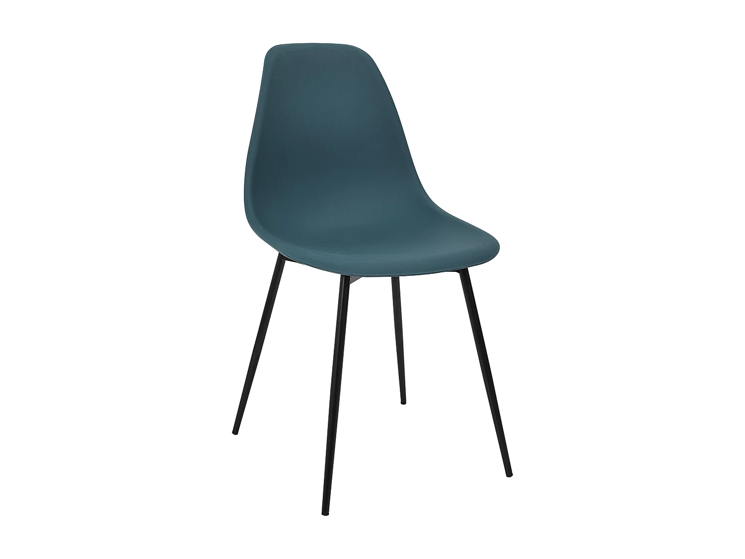 Chaise Gustav Bleu Bleu, Noir