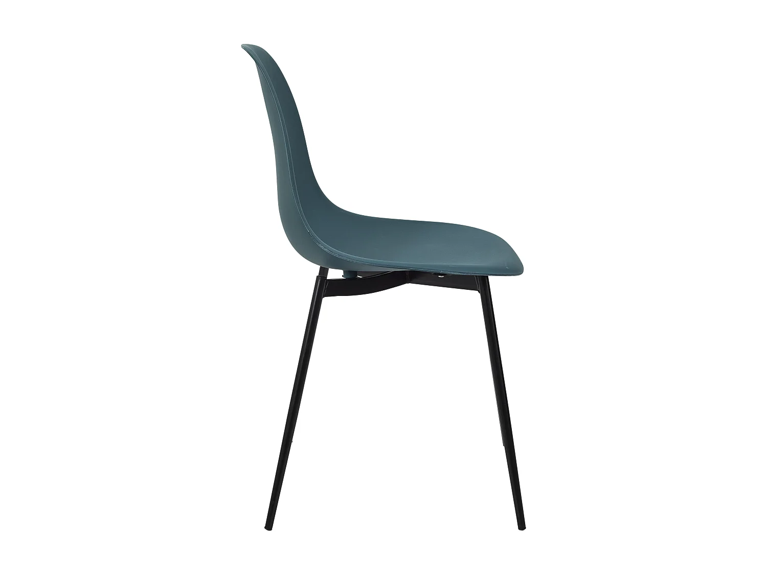 Chaise Gustav Bleu Bleu, Noir