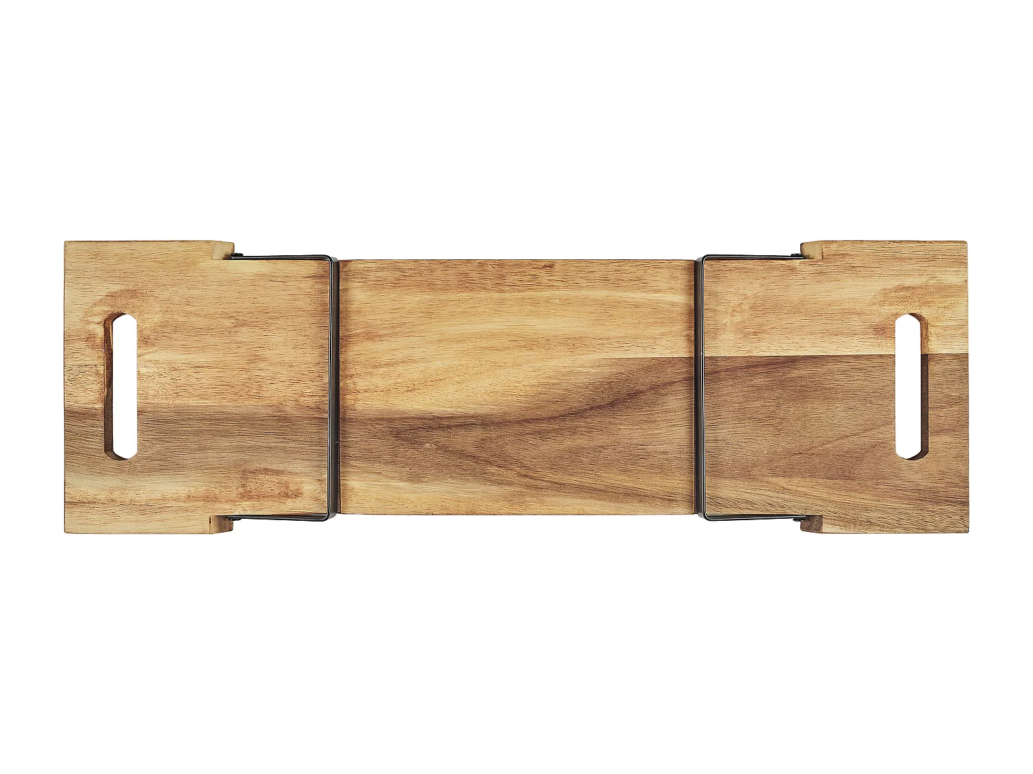 Planche De Presentation Acacia Pied Metal 55cm M6 Marron, Noir